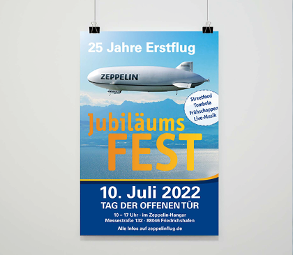 Zeppelin NT Plakatgestaltung